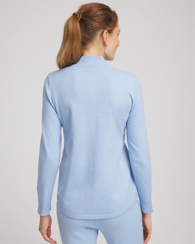 Zenergy Luxe Half-Zip Pullover Top - image 3